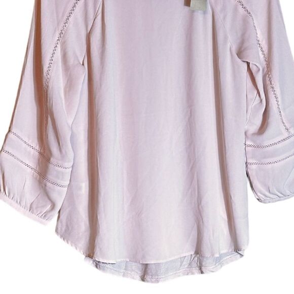 LOFT Pink Long Sleeve Blouse NWT Size XS Petite ▫️ - Picture 5 of 9